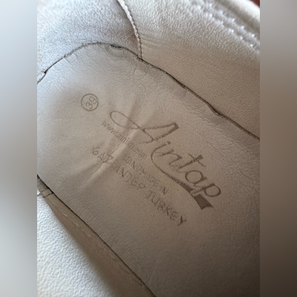 Aintap Barefoot Women’s Slip On Cognac Brown Smooth Leather Shoes - Picture 4 of 8